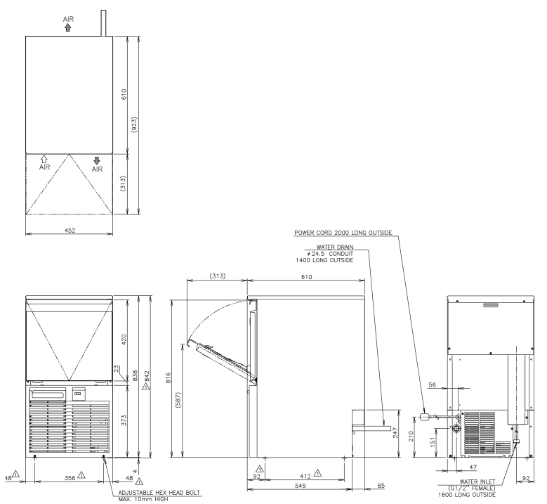 Km-40c - Hoshizaki Thailand โฮชิซากิ เครื่องทําน้ำแข็ง Ice Machine 